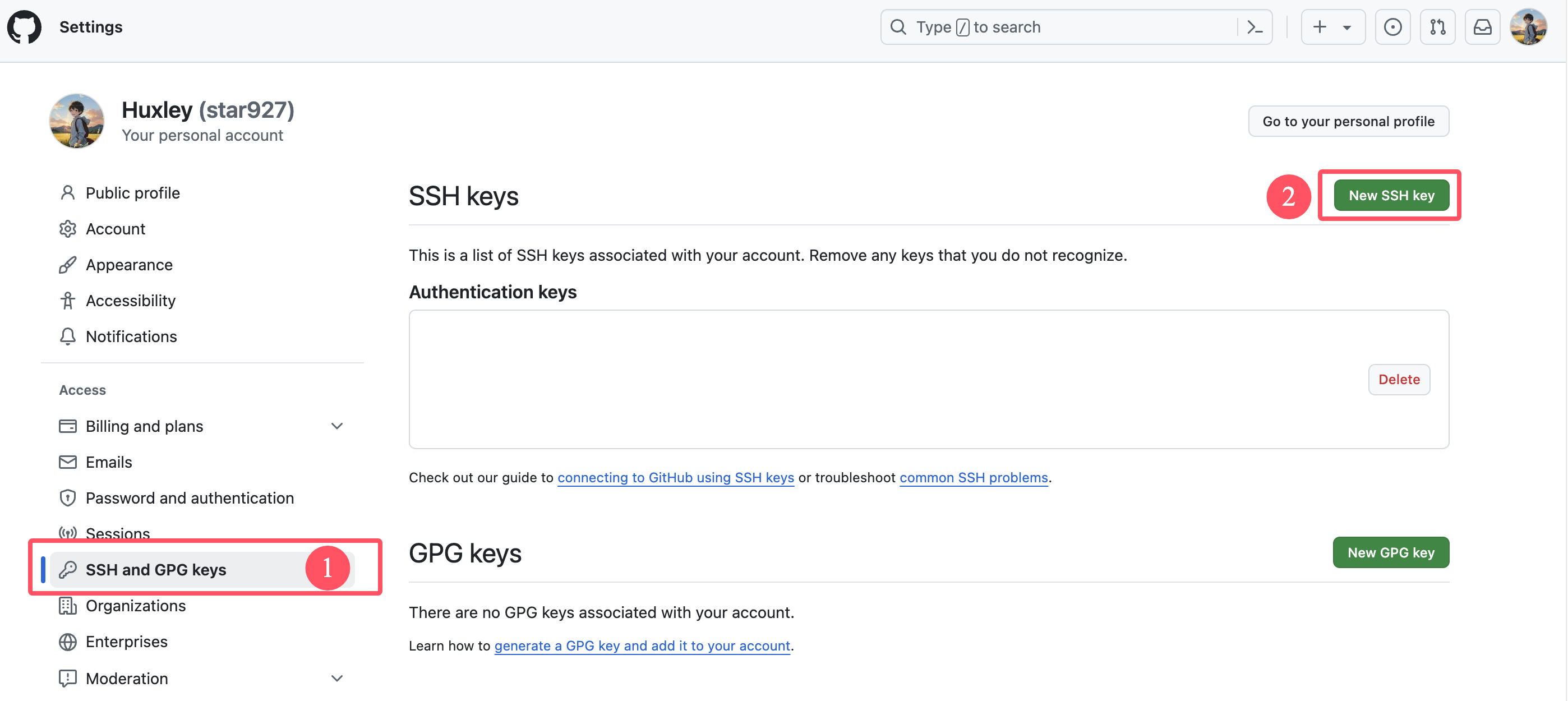 Github SSH Huxley s Blog Github ssh huxley s blog